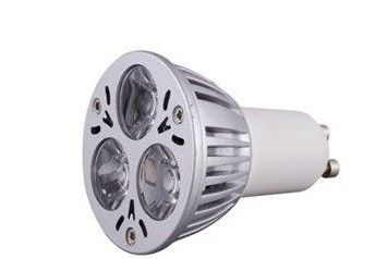 Oszczędzanie energii 85 - 265V / 50Hz / GU10 / 3W LED Spot Light Bulb dla centrów handlowych herbaciarni