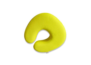Promocyjny Rozmiar Podróże Małe Memory Foam Pillow Neck Support, Żółty