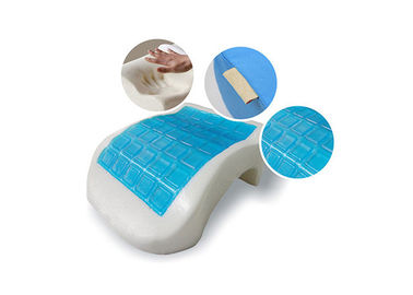 Niebieski / Dostosowane Cooling Gel Memory Foam Poduszka na szyję / Travel
