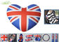 Flagi UK Szyja Głowa Poduszka Comfort Akcesoria samochodowe z serca w kształcie