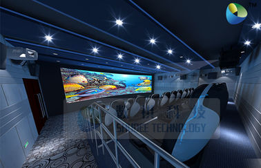 HD 5D Movie Theater z krzesłami Projekt śniegu Bubble / Oświetlenie / Efekty przeciwmgłowe