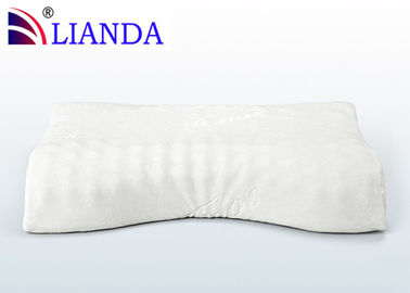 Luksusowe Memory Foam Poduszka biały welur, Memory Foam Pillow Bed CE / SGS