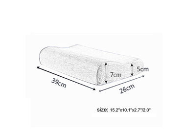 Unikalne Health Care Cooling Gel Memory Foam Poduszka Neck Pain