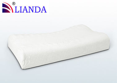 Luksusowe Memory Foam Poduszka biały welur, Memory Foam Pillow Bed CE / SGS