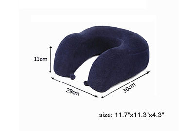 Granatowy Zdrowe Małe Memory Foam Poduszka Contour dla zmniejszenia stresu