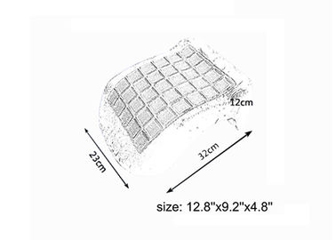 Promocyjny Nap żel chłodzący Memory Foam Pillow z Velvet Poszycie