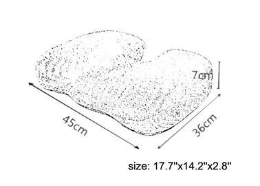 Anti odleżyn Memory Foam coccyx Poduszka Poduszka siedziska Krzesło komputerowe