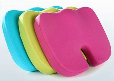 100% Carex Memory Foam Poduszka kość ogonowa szare velboa Tkaniny Z antypoślizgową dolną pokrywę