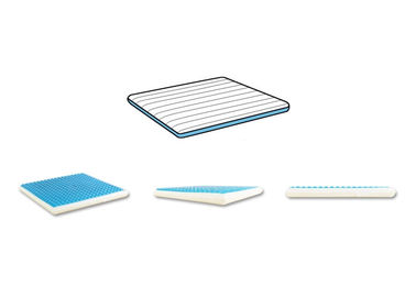 Poliester Pokrywa Cooling Gel Poduszka siedziska / Memory Foam Poduszka Fotelik samochodowy