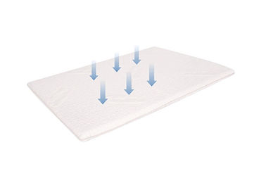 Biały Bamboo Fiber Anti Slip Memory Foam Bath Mats konfigurowalny
