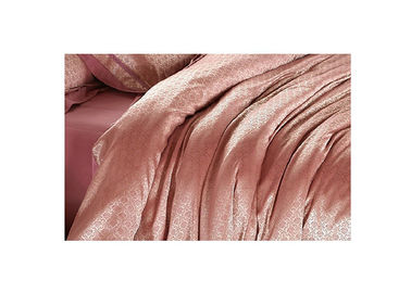 Współczesna Tencel Pościel Luxury Bed Kołdra jedwabna pościel Różowy poszewki